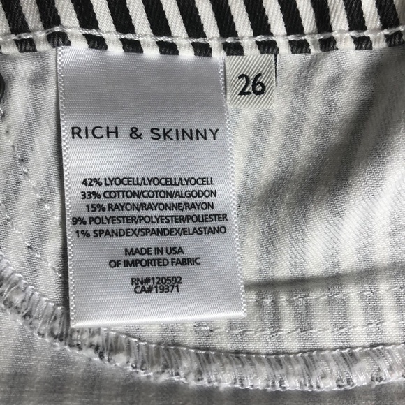 MWOT= RICH & SKINNY , Size 26 ❤️ BELLA DAHL , - Picture 4 of 5